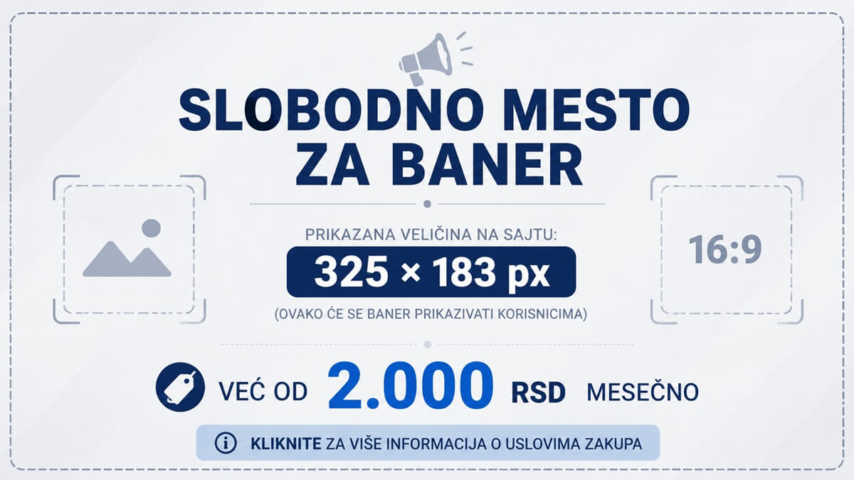 Slobodno mesto za baner